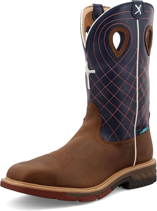 Twisted X Men's12 Pull On Alloy Toe Waterproof Western Work Boot