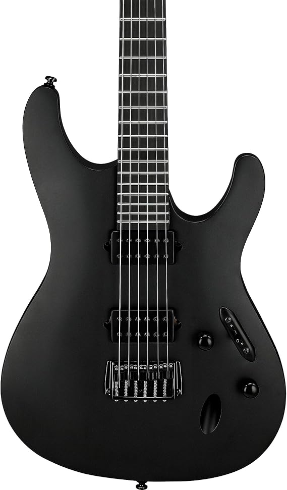 Ibanez S721RB Iron Label Electric Guitar, Ebony Fingerboard, Black Flat