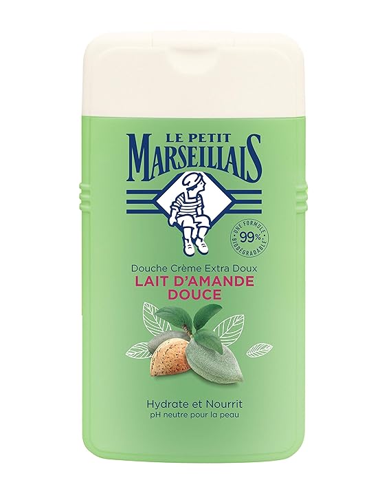 Le Petit Marseillais French Shower Gel Body Wash Collection (Almond)