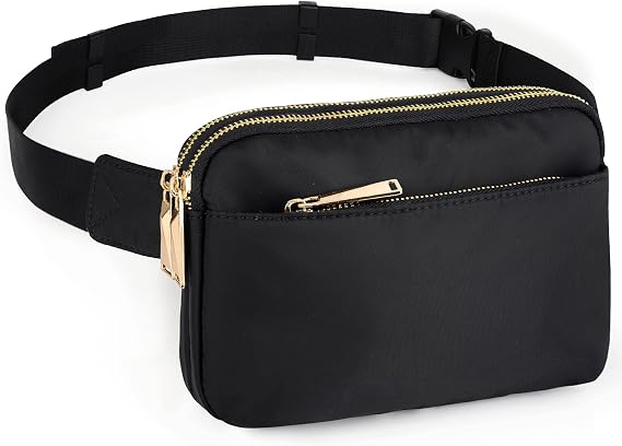 UTO Fanny Pack for Women Crossbody Trendy Fashion Belt Purse Chest Waist Hip Bumbag for Outdoor Shopping Travel Hiking
