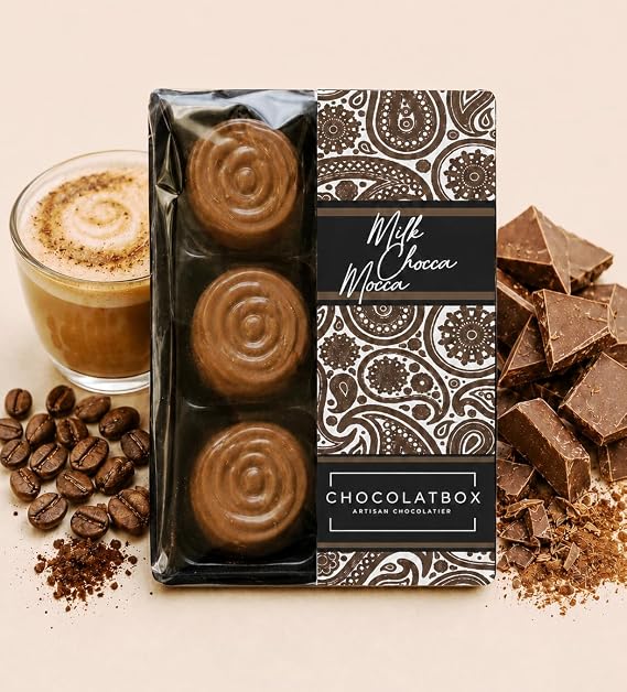 Chocolatbox Belgian Milk Chocolate Chocca Mocca, Coffee-Flavoured Chocolate