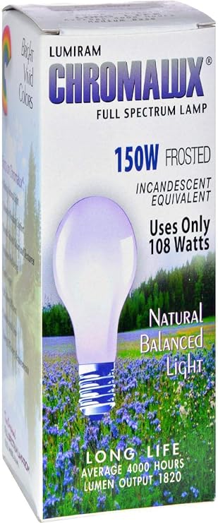 Chromalux Light Bulb 150 Watt 1 Unit