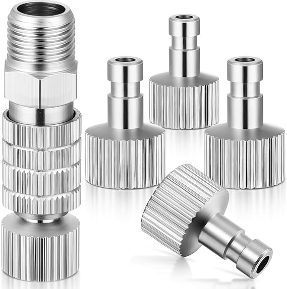5 Pcs Airbrush Quick Release Coupling Disconnect Disconnect Adapter Kit