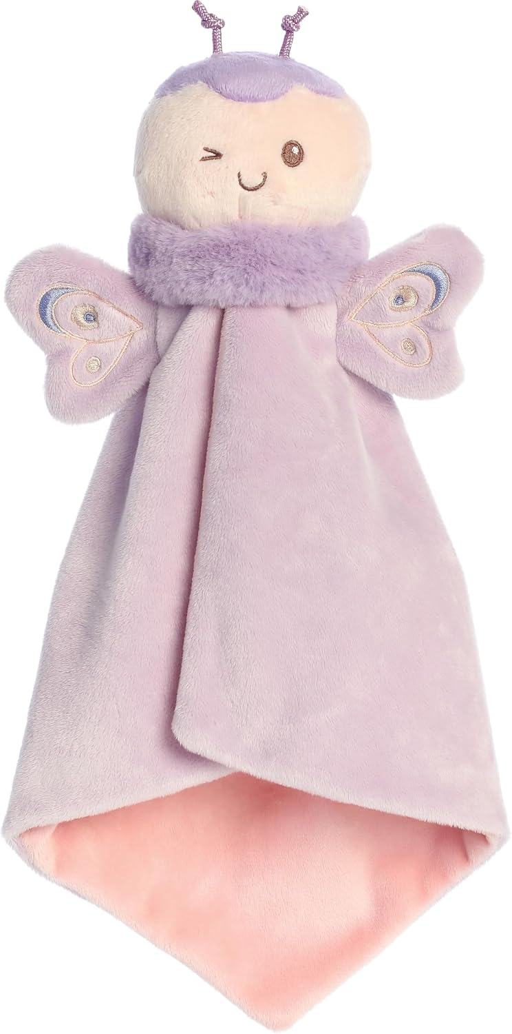 Ebba™ Snuggly Flutterflies™ Flutterfly Luvster™ Baby Stuffed Animal - Soft & Cuddly Toy - Imaginative Play - Purple 16 Inches