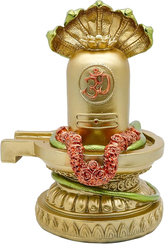 alikiki Hindu God Shiva Lingam Statue - India Home Temple Mandir Murti Lord Idol Indian Temple Pooja Item Puja Religious Sculpture Diwali Gifts