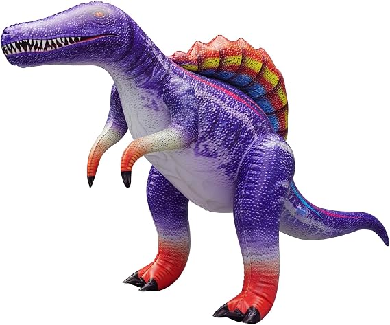 HOHQB 50 Long Spinosaurus Giant Inflatable Dinosaur Party Decorations, Dinosaur Balloons Birthday Party Supplies