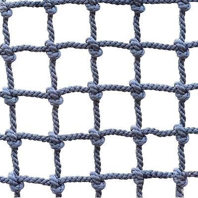 Climbing Net for Outdoor Adults Kids, Heavy Duty Climbing Cargo Net, Backyard Playground Safety Net, for Climbing Frames, Tree Houses, Stair Railing Protection.,1m4m