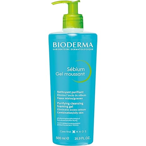 Bioderma - Face Cleanser - Sebium - Makeup Removing Cleanser - Skin Purifying - Face Wash for Combination to Oily Skin