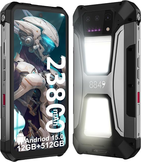 8849 Tank 2 Pro Phone, Rugged Android Smartphone with 23800mAh Big Battery