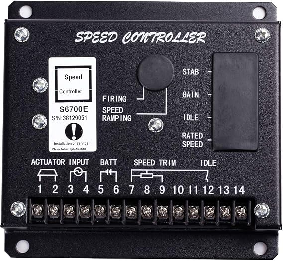 S6700E Speed Control Unit Engine Governor Controller for Diesel Generator Genset