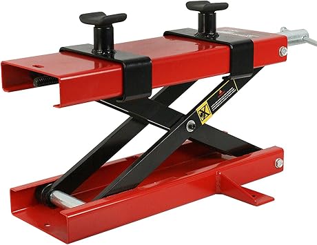 F2C 1100 LB Mini Motorcycle Scissor Center Lift Jack Hoist Stand Bikes ATV Street Bikes Cruisers Touring Motorcycle Dirt Bike Stand