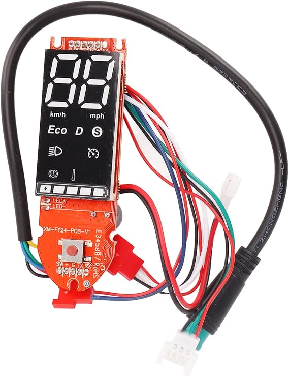 flexman PCB Scooter Replacement Bluetooth Circuit Board, Waterproof Electric Scooter Controller Board Dashboard with Instantly Display Data Suitable for LENZOD Controller