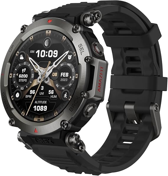 Amazfit T-Rex Ultra Smart Watch, 1.39" AMOLED Display, GPS, iOS/Android