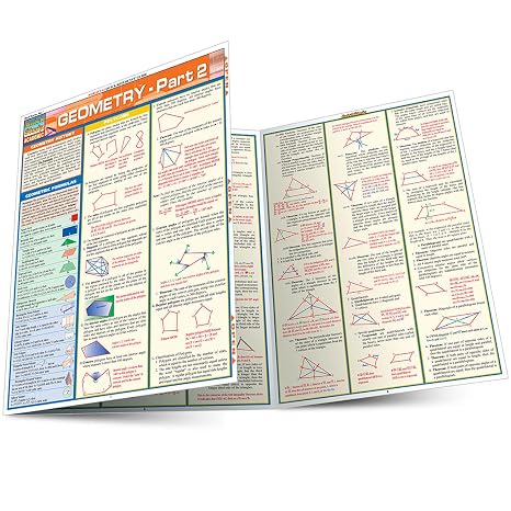 Geometry Part 2: QuickStudy Laminated Reference Guide (QuickStudy Academic)
