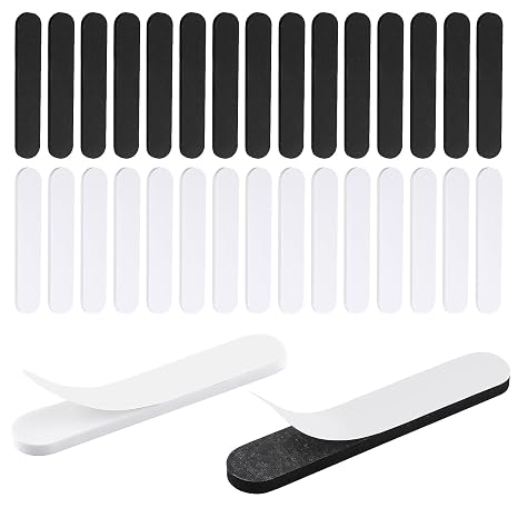 Hat Size Reducer, 30 Pack Hat Sizing Tape (Black + White)
