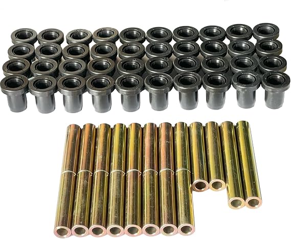 Front and Rear Upper Lower A Arm Shaft Bushings for Polaris Ranger 500 700 800 900, Control A-Arm Bushing Kit, Heavy Duty Arm Bushing, Durable Replacement Kit for Enhanced Suspension Performance