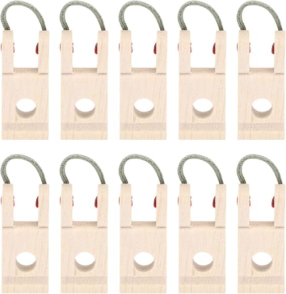 Piano Hammer Butt Flange,10 Pcs Whippen Flange Wooden Piano Tuning Tools Piano Butt Flange Piano Repair Replacement Hammer Butt Flange Piano Pin for Upright Piano Repair