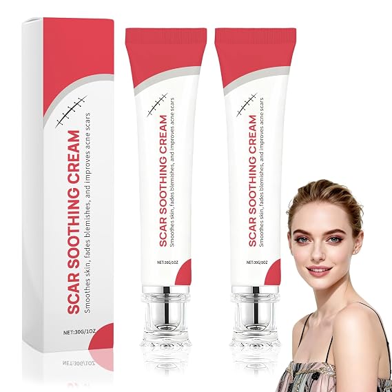 2 PCS Scar Smoothing Cream,Lightweight and Calming for Skin