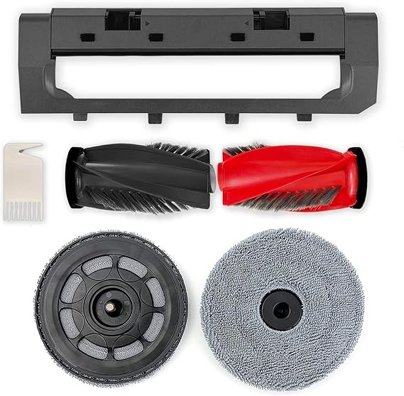 交換部品: メインブラシカバー、ブラシ&モップホルダーセット、Roborock Saros 20、Saros 20 R&Dロボット掃除機アクセサリーに対応