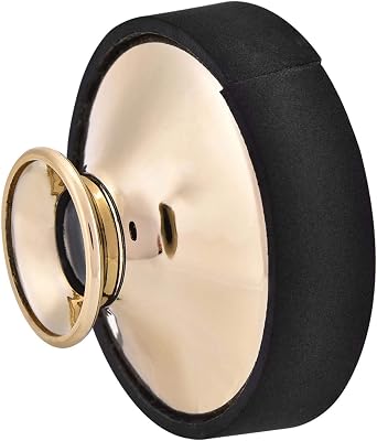 1PC Sax Mute Saxophone Mute Dampener Lightweight Plastic ABS Alto Saxophone Mute Saxophone Noise Reduction Saxophone Muffler Practice Saxophone without Disturbing Others Gold