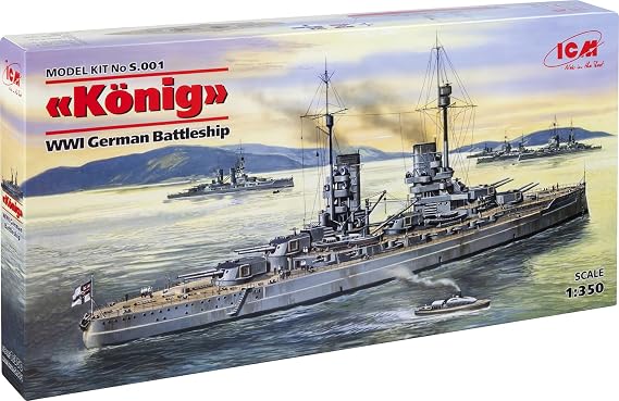 ICM Models Battleship SMS Konig Building Kit