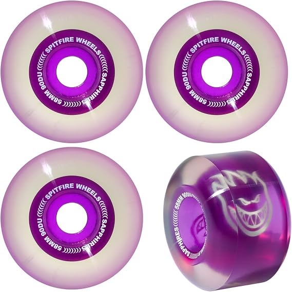 Spitfire Sapphires 90DU Skateboard Wheels - Set of 4