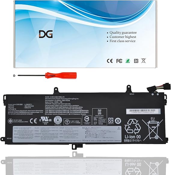L18M3P71 L18L3P71 L18S3P71 Laptop Battery for Lenovo ThinkPad T590 P53S T15 P15s 1st Gen Series 02DL011 SB10K97649 02DL012 SB10K97650 L18S3P71 5B10W13913 5B10W13914 (11.52V 57Wh/4922mAh)