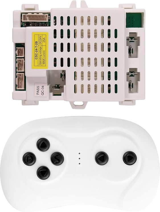Kids Ride On Car 2.4G Bluetooth Remote Control and CSC-24-T-2B Receiver Control Box Motherboard Kit for Children Electric Ride On Tractor Replacement Parts