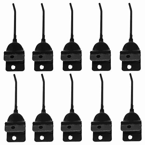 10 PCS Rubber Rake Teeth for New Holland 55 56 57 256 65609 850612 John Deere AE24953 AE47389 54 64 74 350A 640 650 652 660 662 670 671 673 851 858A 894A 896A IH AC AGCO New Idea SG300916 (10)