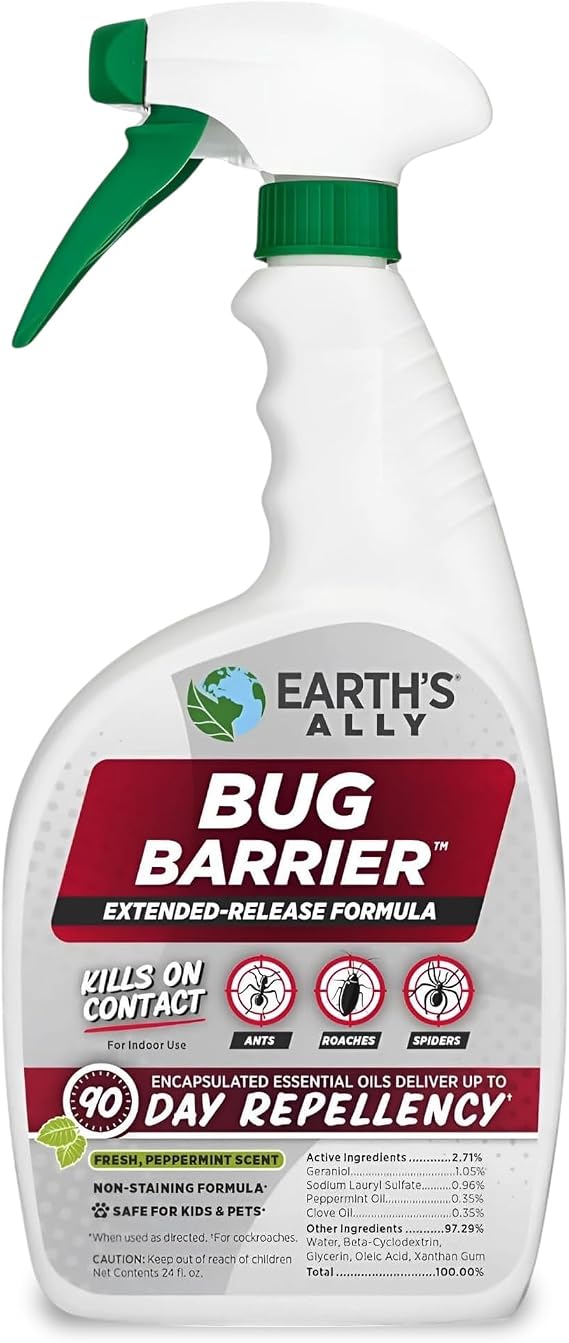 Earth's Ally Bug Barrier Indoor Pest Control Spray, 24 Oz