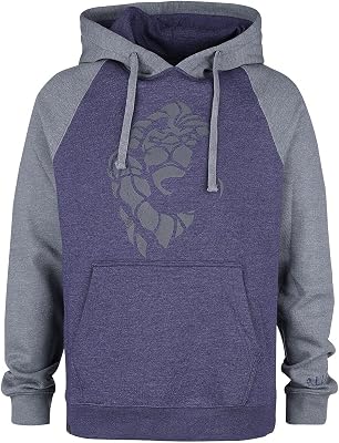JINX World of Warcraft Proud Alliance Pullover Hoodie, Large Purple