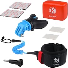 Surf Mouth Mount Kit compatible with Gopro Hero (Mouth Mount + Coil Arm Strap + Floater, for Gopro Hero)