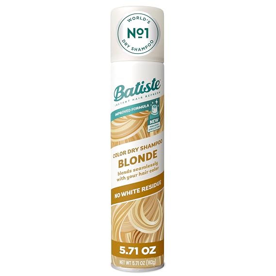 Batiste Dry Shampoo for Blonde Hair, Tinted Dry Shampoo, 5.71 Oz
