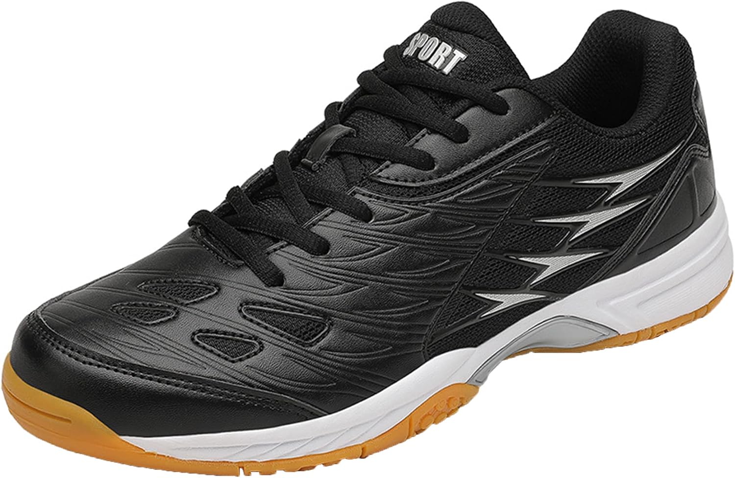 SDEQA Badminton shoes for men and women tennis table tennis shoes indoor court shoes comfortable non-slip shoes
