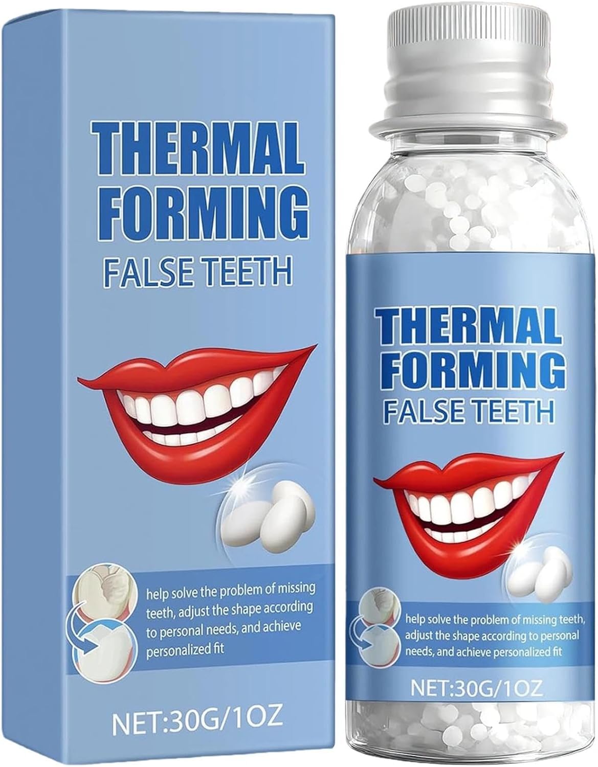 Tooth Filling Repair Kit | Temporary Tooth Repair | Emergency Teeth Filling Kit for Dislodged Crowns and False Teeth | Fast Fix Dental