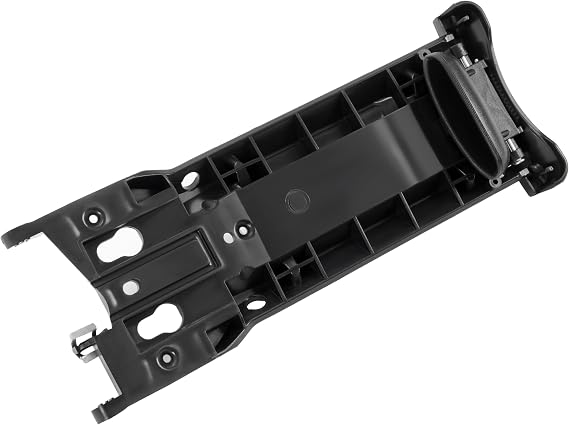 KUAFU Center Console Lid Armrest Sliding Mechanism Accessory Plastic Black