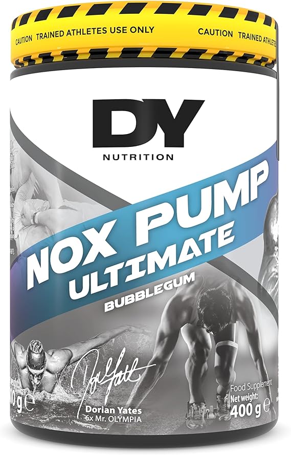 DY Nutrition NOX Pump Ultimate Pre Workout Powder (400g, 20 Serv): Extreme High-Stim Preworkout Powder - 350mg Caffeine, 5g Citrulline, 3.2g Beta-Alanine - Extreme Pump, Focus, Endurance