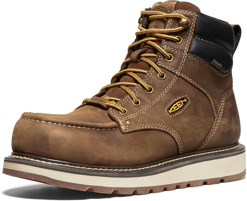 KEEN Utility Cincinnati 6" Carbon Fiber Toe Waterproof Belgian/Sandshell 9 D (M)
