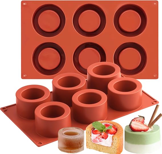 JOERSH Chocolate Candy Silicone Mold, 2Pcs