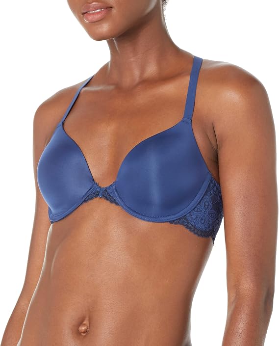 Maidenform Women's One Fab Fit T-shirt Bra, Lightly-lined Underwire Bra, Racerback (Retired Colors)