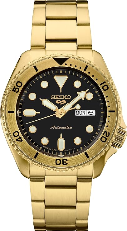 Seiko Men's Automatic Watch - 5 Sport Collection, Black - SRPK18