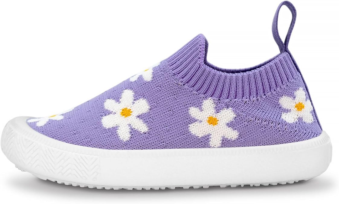 JAN & JUL Slip-on Knit Shoes, Machine Washable and Lightweight Sneakers for Toddler Boys and Girls