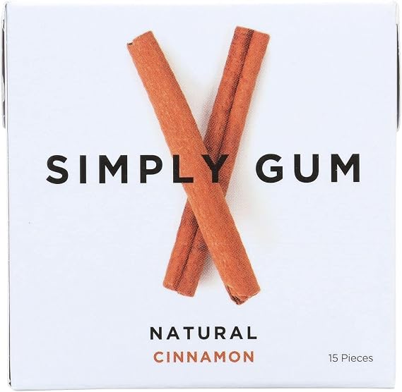 Simplygum Gum Cinnamon Ntrl 15pc