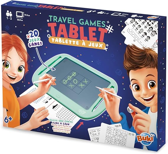 Buki Travel Games Tablet for Kids, Family Fun