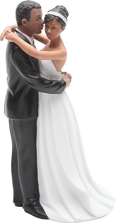 Cosmos Gifts 33268 Ceramic Ethnic Wedding Couple Figurine, 7-Inch