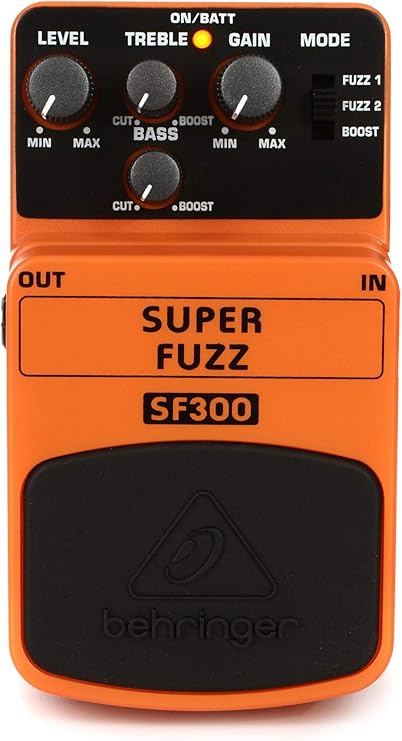 BEHRINGER SF300 Super FUZZ 3 Modes Fuzz-Distortion