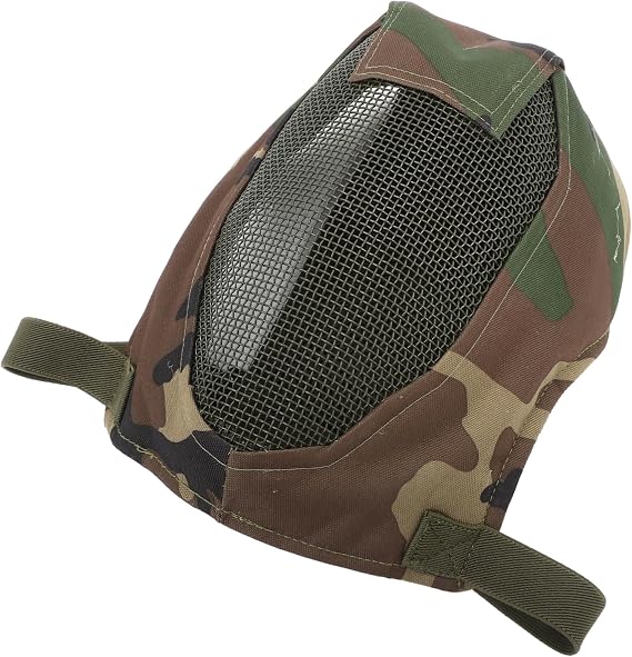 Toyvian V3 Full Face Fencing Mask Breathable Metal Mesh Protective Gear for Sports Shockproof Game Mask for Fencing Suitable for Ages