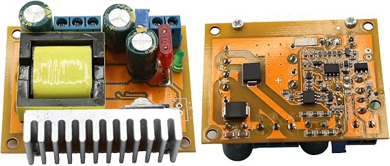 DEVMO 8-32V to 45-390V DC-DC High Voltage Boost Converter ZVS Step-up Booster Module