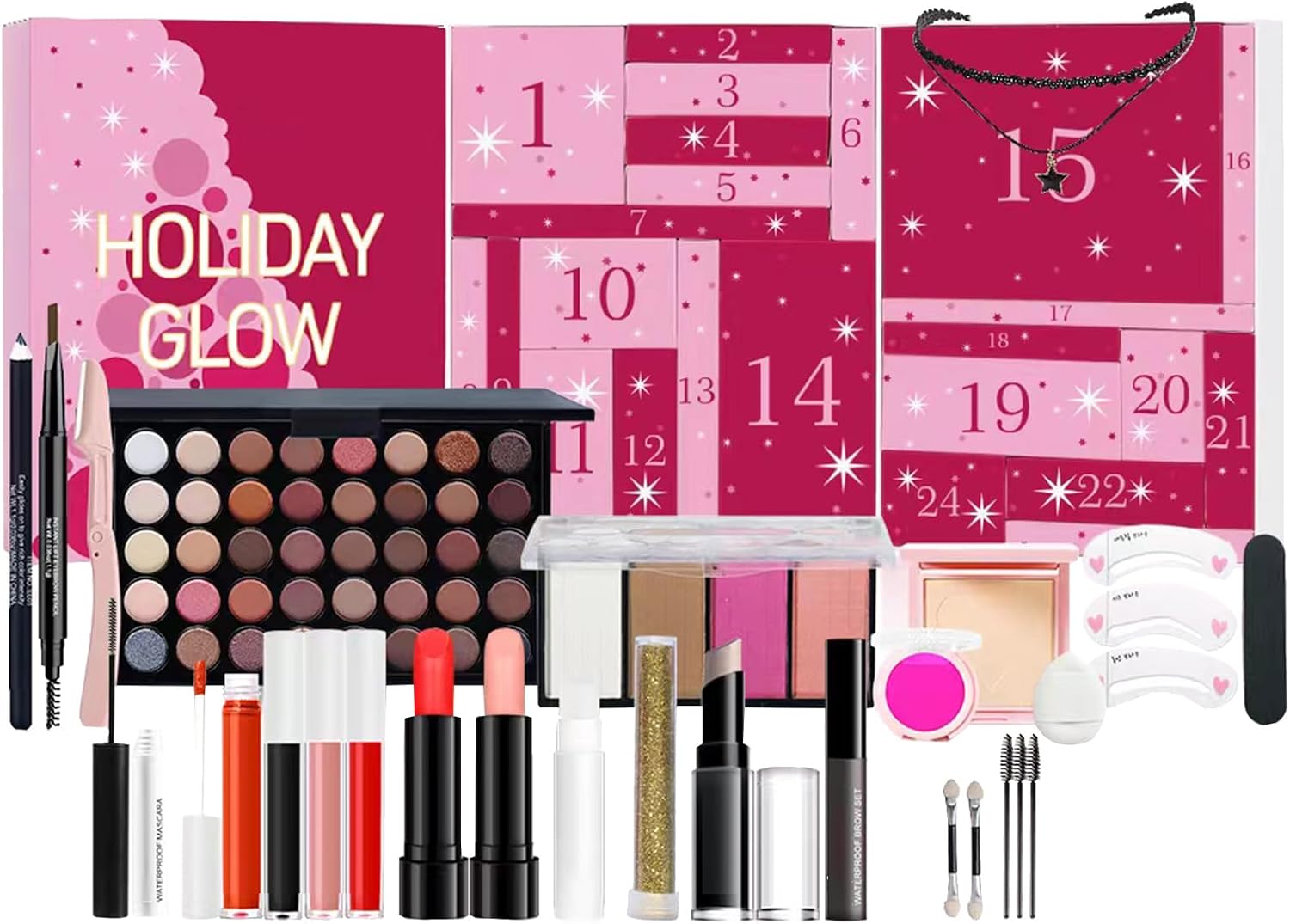 Makeup Advent Calendar 2025 Beauty Advent Calendar Makeup & Cosmetic Set for Christmas Countdown A-dvent-C Calendar for Teenagers Girls Women Ladies
