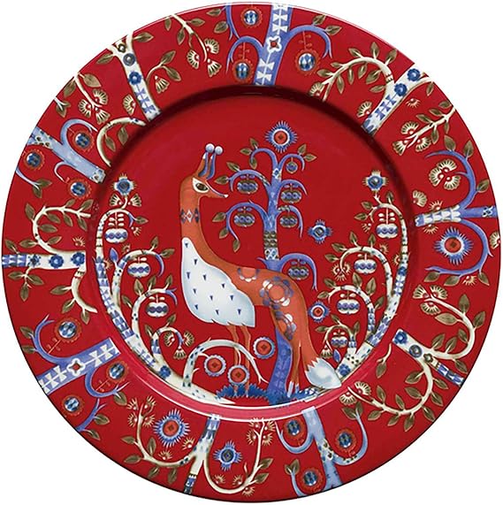 iittala Taika red Salad Plate 22cm